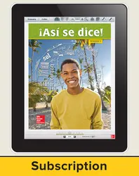 Asi se dice Level 3, Student Suite 1-year subscription