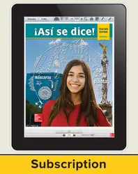 Asi se dice! Level 1, Teacher Lesson Center, 6-year subscription