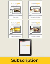 StudySync ELA Grade 12, Student/Units Reading & Writing Companions Bundle, 1 year