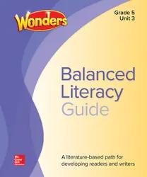 Wonders Balanced Literacy Guide, Unit 3, Grade 5