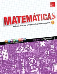 Glencoe Math, Course 3, Volume 1, Spanish Student Edition