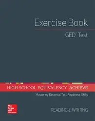 High School Equivalency Achieve, GED Exercise Book Reading and Writing