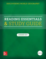 Discovering World Geography, Reading Essentials & Study Guide, Teacher Answer Key