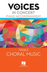 Hal Leonard Voices in Concert, Level 1B Treble Piano Accompaniment Book