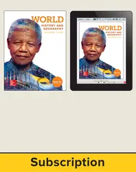 World History and Geography: Modern Times, Student Suite with LearnSmart Bundle, 1-year subscription