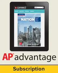 Brinkley, The Unfinished Nation: A Concise History of the American People, 2016 8e, AP Advantage Digital Bundle, 6-year subscription