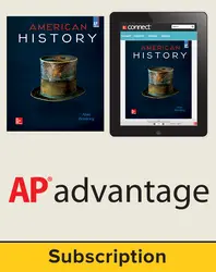 Brinkley American History: Connecting with the Past 2015, 15e Student AP Advantage Bundle, 6-year subscription (Student Edition with ONboard(v2) Connect Plus, SCOREboard(v2)