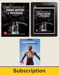 Shier, Hole's Essentials of Human Anatomy and Physiology, High School Ed, 2018, 1e, Premium Print Bundle, 1-year subscription