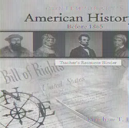 American History 1 (Before 1865), Blackline Masters Only