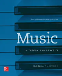 Workbook t/a Music in Theory and Practice, Volume I
