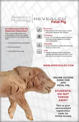 Anatomy & Physiology Revealed Online Access (Fetal Pig Version)