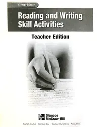 Glencoe Life Science Modules: Life's Structure and Function, Grade 7, Reading and Writing Activities, Teacher Edition