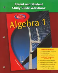 Algebra 1, Parent and Student Study Guide Workbook