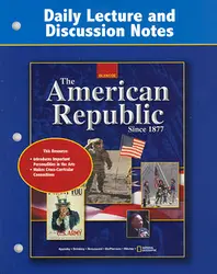 American Republic to 1877, Daily Lecture and Discussion Notes
