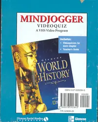 Glencoe World History, MindJogger Videoquiz VHS