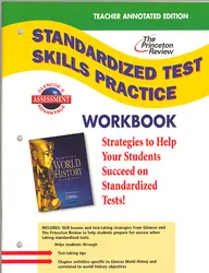Glencoe World History, Standardized Test Practice Workbook, Teacher Edition