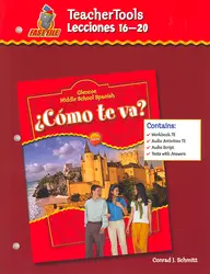 ¿Cómo te va? Intro Nivel rojo, Teacher Tools Lecciones 16-20