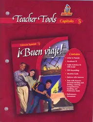 ¡Buen viaje! Level 1, TeacherTools Chapter 5
