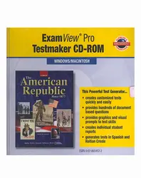 The American Republic Since 1877, ExamView Pro Testmaker CD-ROM