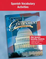 United States Government: Democracy in Action, Spanish Vocabulary Activity