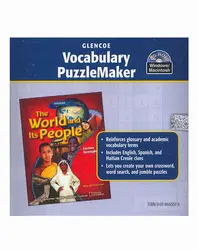 The World and Its People: Eastern Hemisphere, Vocabulary PuzzleMaker CD-ROM