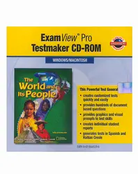 The World and Its People, ExamView® Pro Testmaker CD-ROM