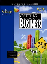 MathScape: Seeing and Thinking Mathematically, Course 2, Getting Down to Business, Student Guide