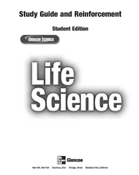 Glencoe Life iScience, Grade 7, Reinforcement and Study Guide, Student Edition