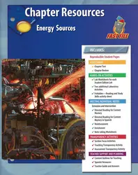 Glencoe Physical Science Module: Chemistry, Grade 8, Chapter Fast File: Energy