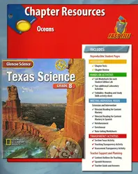 Glencoe iScience, Level Red, Grade 6, Chapter Fast Files: Oceans