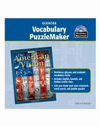 American Vision, Vocabulary PuzzleMaker CD-ROM