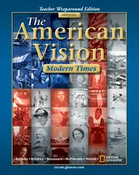 American Vision, Modern Times, Teacher Wraparound Edition