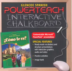 ¿Cómo te va? Level A Nivel verde, PowerTeach Interactive Chalkboard CD-ROM