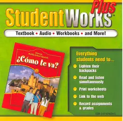 ¿Cómo te va? Intro Nivel rojo, StudentWorks Plus CD-ROM