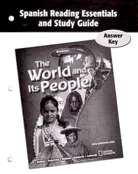The World and Its People, Spanish Reading Essentials and Study Guide, Answer Key