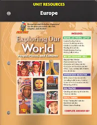 Exploring Our World, Unit Resources Europe