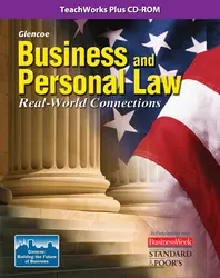 Business and Personal Law, Real World Connection, TeacherWorks Plus CD-ROM