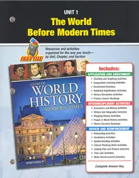 Glencoe World History: Modern Times, Unit Resources 1