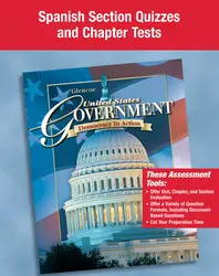 United States Government: Democracy in Action, Spanish Quizzes and Tests