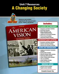 The American Vision: Modern Times, Unit Resources 7