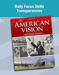 The American Vision: Modern Times, Daily Focus Transparencies, Strategies, and Activities