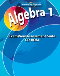Algebra 1, ExamView Assessment Suite CD-ROM