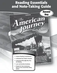 The American Journey, Early Years, Reading Essentials and Note-Taking Guide Workbook Answer Key
