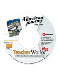 The American Journey, Early Years, TeacherWorks CD-ROM