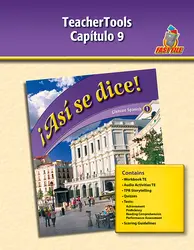 ¡Así se dice! Level 1, TeacherTools Chapter 9