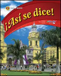 ¡Así se dice! Level 2, TeacherTools Chapter 8
