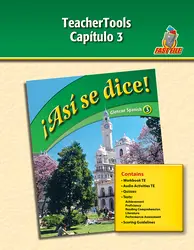 ¡Así se dice! Level 3, TeacherTools Chapter 3