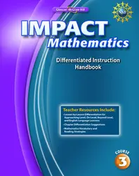 IMPACT Mathematics, Course 3, Differentiation Handbook