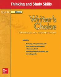 Writer's Choice, Grade 10, Thinking and Study Skills