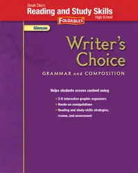 Writer's Choice, Grades 9-12, Dinah Zike's Foldables
